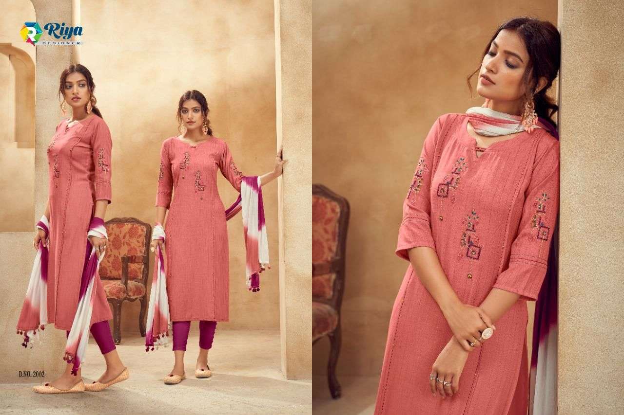 RIYA DESIGNER PRESENTS LATEST KURTI CATALOG ALICE WHOLESALE RATE IN SURAT- SAI DRESSES