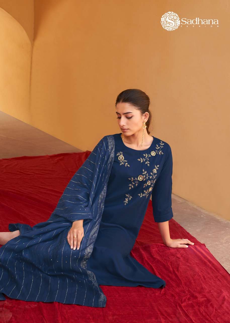 SADHANA FASHION PRESENTS LAKEST KURTI CATALOG DARK FANTASY WHOLESALE RATE IN SURAT