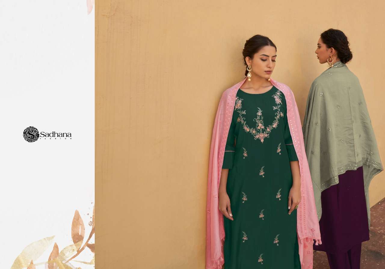 SADHANA FASHION PRESENTS LATEST KURTI CATALOG BUTTERFLY WHOLESALE RATE IN SURAT