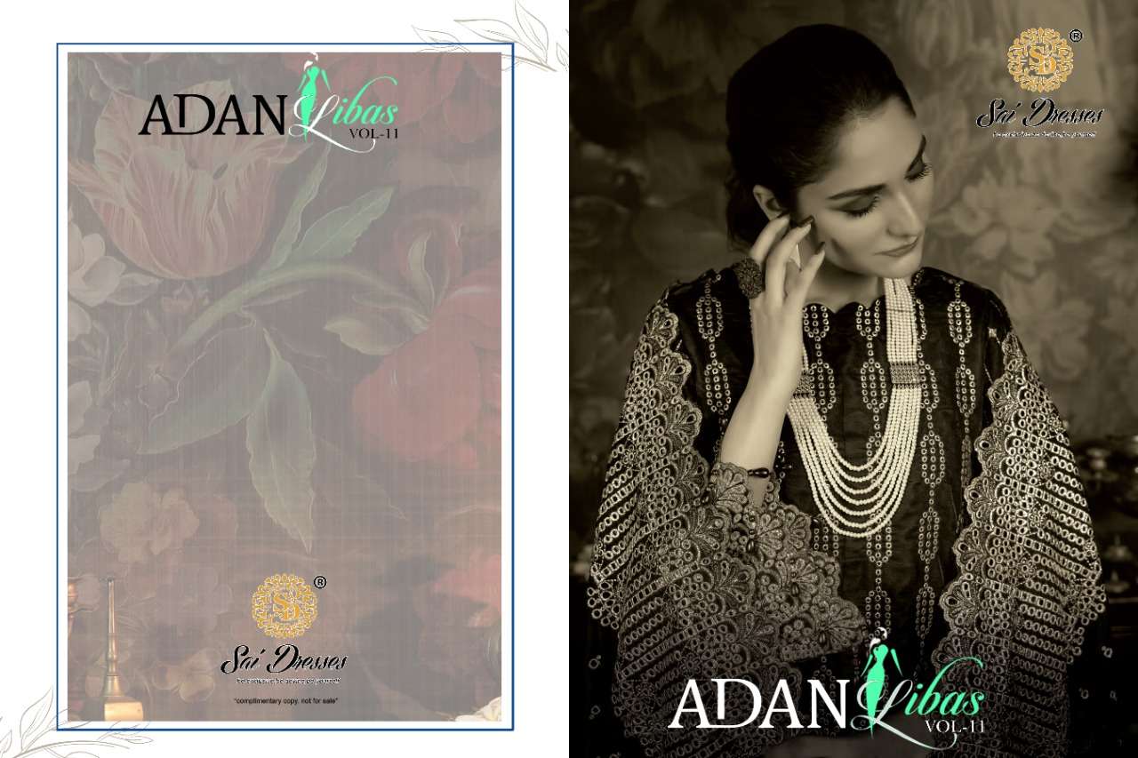SAI DRESSES PRESENTS ADAN LIBAS VOL-11 WHOLESALE RATE IN SURAT SAI DRESSES