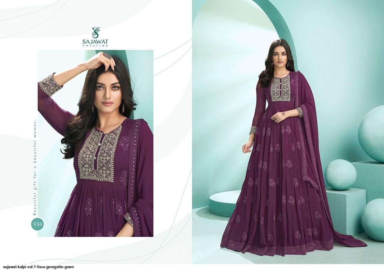 SAJAWAT CREATIONS PRESENTS KALPI VOL-01 WHOLESALE RATE IN SURAT- SAI DRESSES