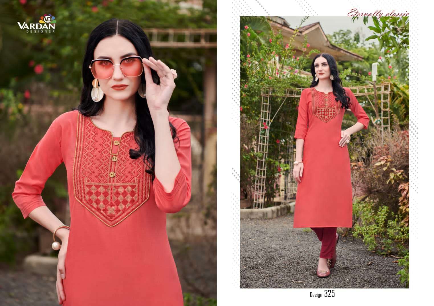 VARDAN DESIGNER PRESENTS KURTI CATALOG CLOUD VOL-02 WHOLESALE RATE IN SURAT -SAI DRESSES