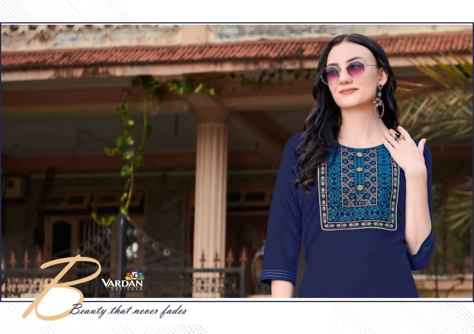 VARDAN DESIGNER PRESENTS KURTI CATALOG CLOUD VOL-02 WHOLESALE RATE IN SURAT -SAI DRESSES