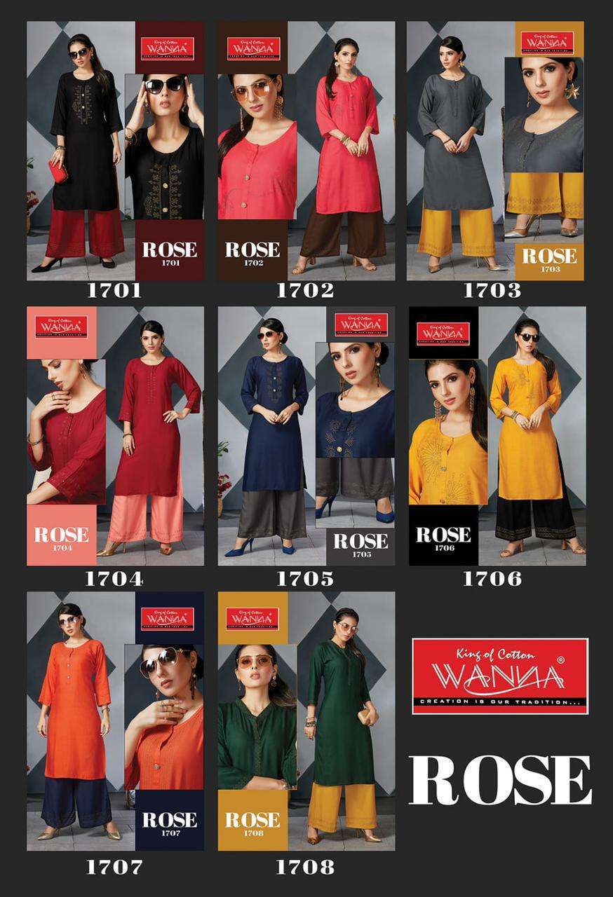 WANNA LOOK FAB PRESENTS CATALOGUE ROSE WHOLESALE RATE IN SURAT- SAI DRESSES