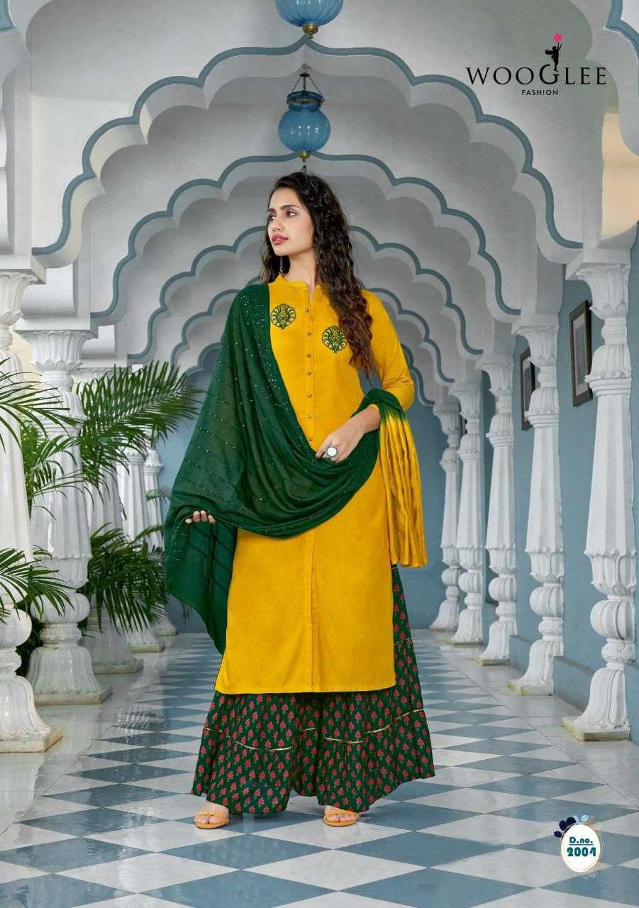 WOOGLEE MITTOO PRESENTS NEW CATALOG SAVREE WHOLESALE RATE IN SURAT- SAI DRESSES