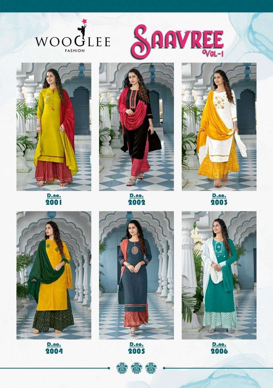 WOOGLEE MITTOO PRESENTS NEW CATALOG SAVREE WHOLESALE RATE IN SURAT- SAI DRESSES