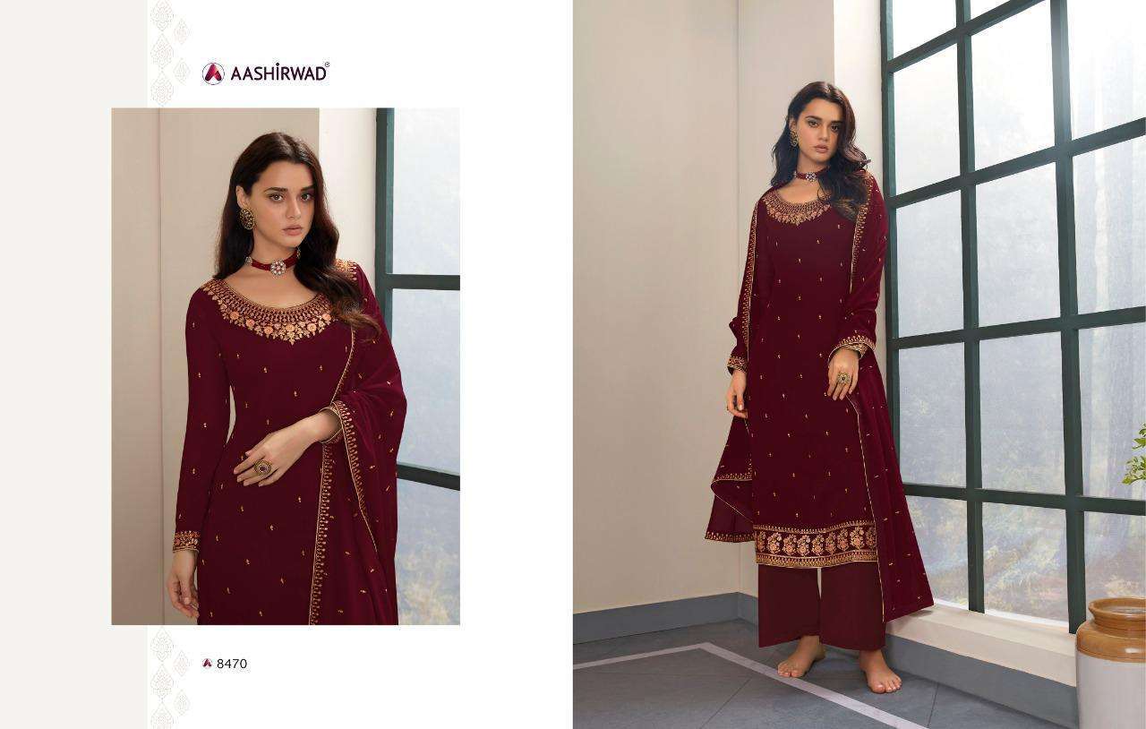 AASHIRWAD CREATION PRESENTS LATEST CATALOGUE GHAZAL WHOLESALE RATE IN SURAT