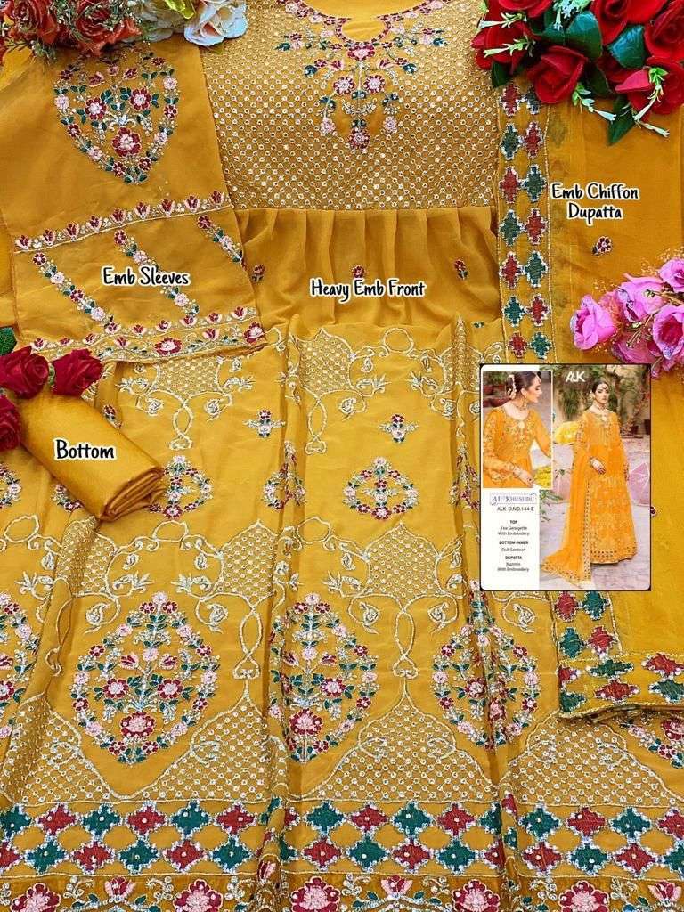 Al Khushbu 144 Series Exclusive Designer Pakistani Suits in wholesale rate in surat- Sai Dresses