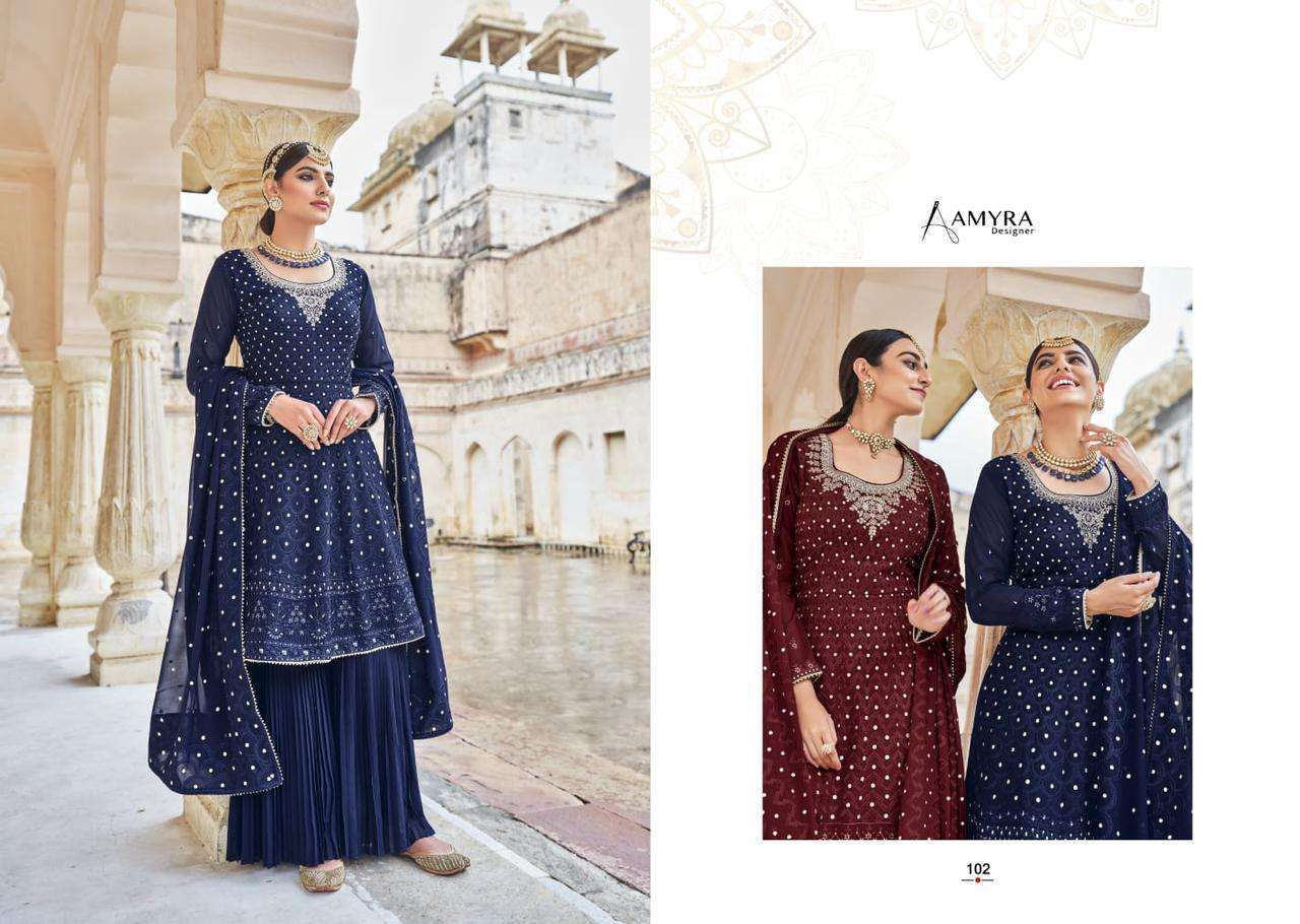 Amyra Designer Ruby Series 101-105 IN WHOLESALE RATE IN SURAT - SAI DRESSES