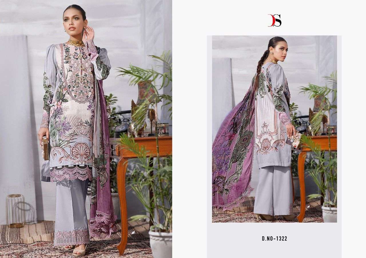 DEEPSY SUITS PRESENTS LATEST PAKISTANI CONCEPT CATALOG FIRDOUS LAWN-22NX WHOLESALE RATE IN SURAT- SAI DRESSES