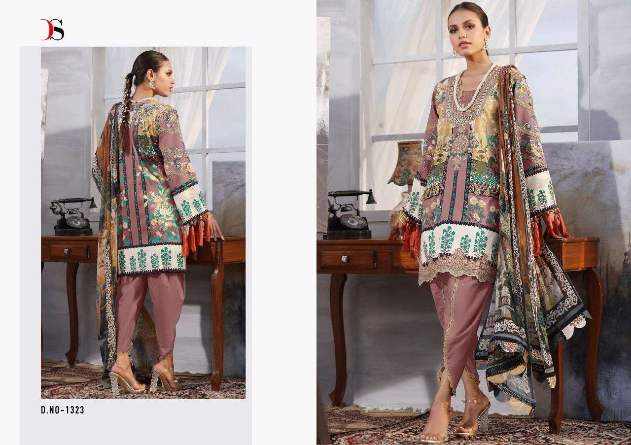 DEEPSY SUITS PRESENTS LATEST PAKISTANI CONCEPT CATALOG FIRDOUS LAWN-22NX WHOLESALE RATE IN SURAT- SAI DRESSES