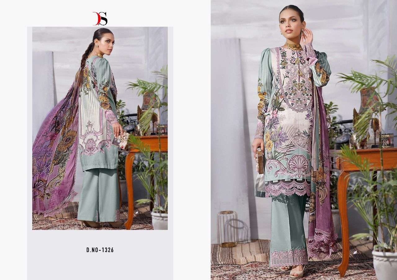 DEEPSY SUITS PRESENTS LATEST PAKISTANI CONCEPT CATALOG FIRDOUS LAWN-22NX WHOLESALE RATE IN SURAT- SAI DRESSES