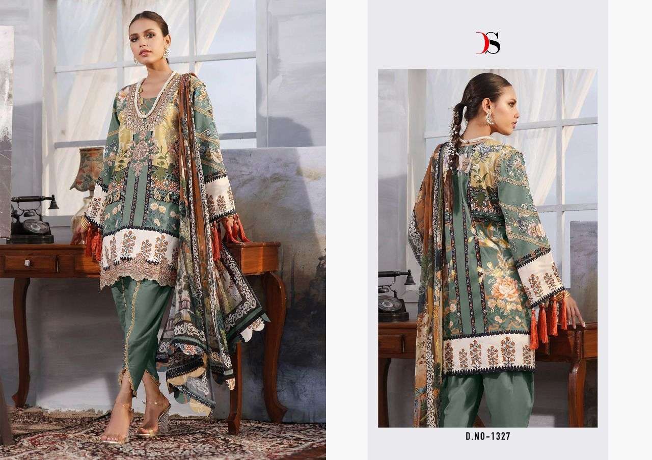 DEEPSY SUITS PRESENTS LATEST PAKISTANI CONCEPT CATALOG FIRDOUS LAWN-22NX WHOLESALE RATE IN SURAT- SAI DRESSES