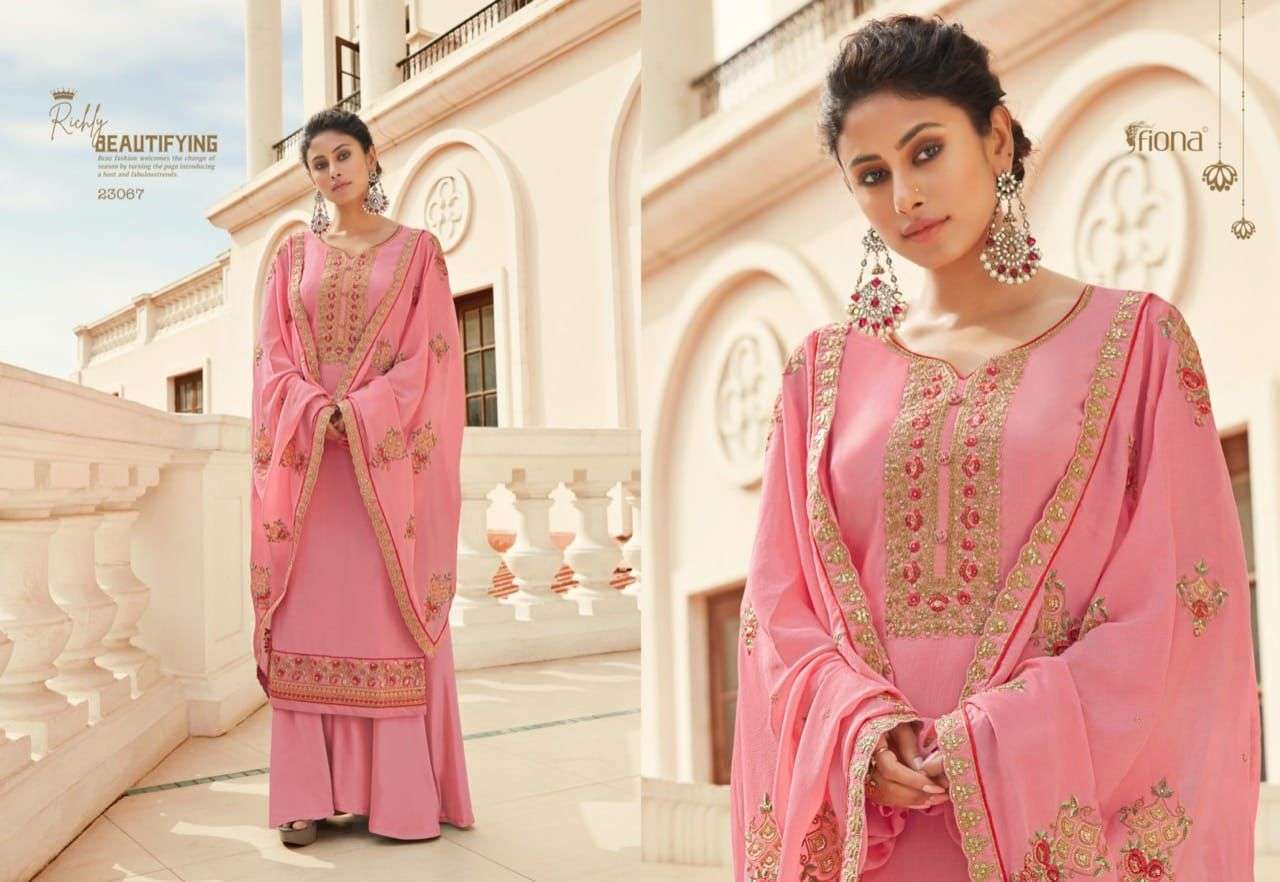 FIONA PRESENTS LATEST CATALOGUE GHAZAL WHOLESALE RATE IN SURAT SAI DRESSES