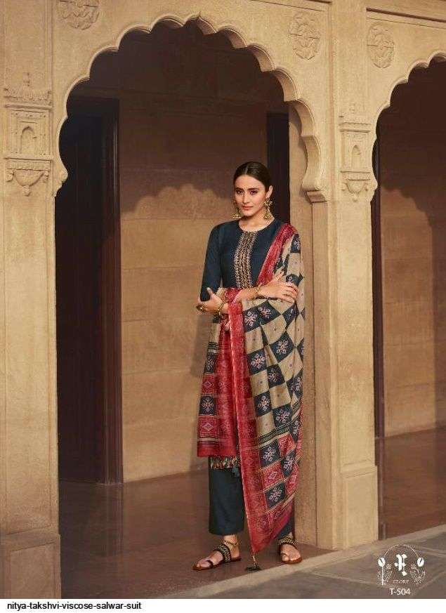 LT NITYA PRESEBTS LATEST CATALOGUE  TAKSHVI WHOLESALE RATE IN SURAT
