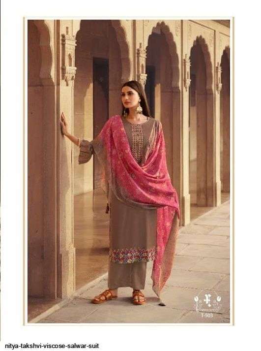 LT NITYA PRESEBTS LATEST CATALOGUE  TAKSHVI WHOLESALE RATE IN SURAT