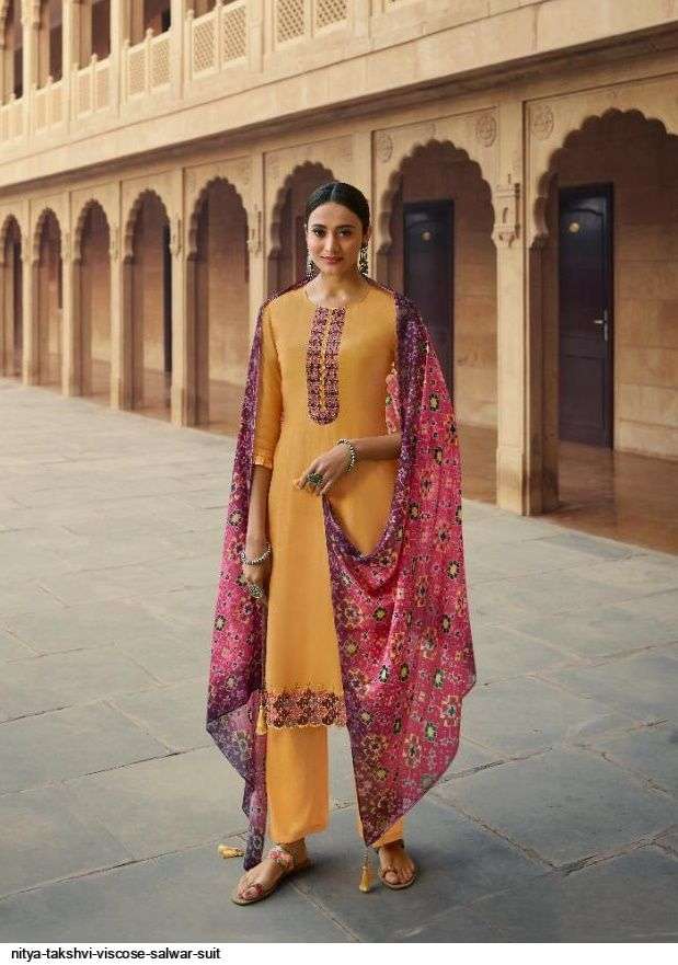 LT NITYA PRESEBTS LATEST CATALOGUE  TAKSHVI WHOLESALE RATE IN SURAT