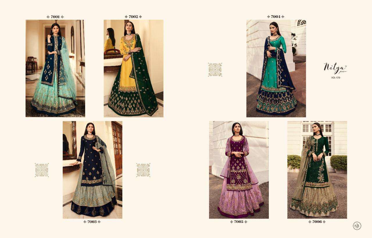 LT NITYA PRESEBTS LATEST CATALOGUE  VOL-170 WHOLESALE RATE IN SURAT