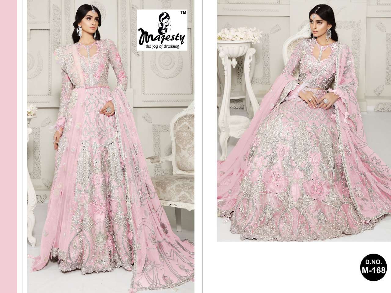 MAJESTY PRESENTS LATEST CATALOG NOORY VOL-04 WHOLESALE RATE IN SURAT- SAI DRESSES