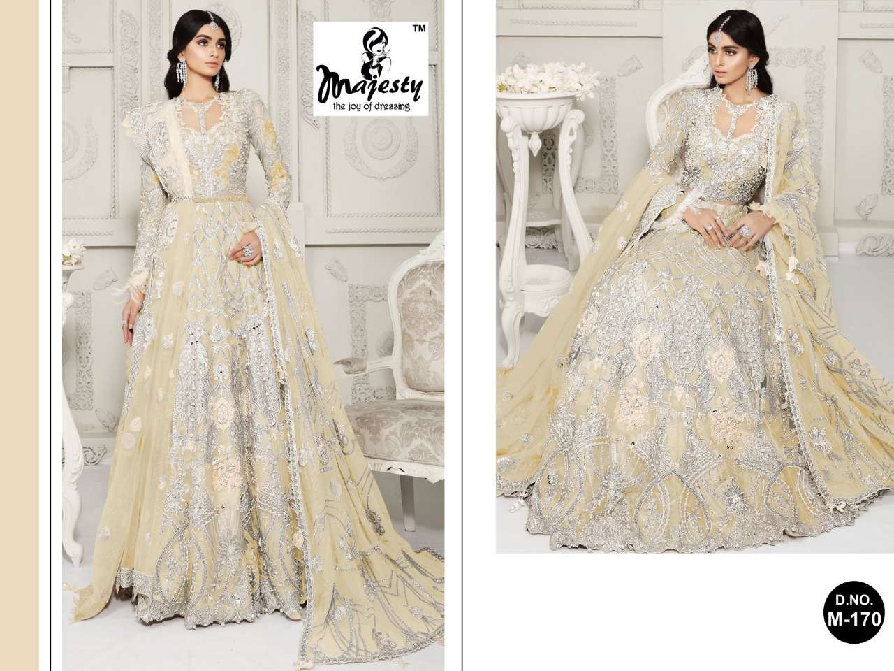 MAJESTY PRESENTS LATEST CATALOG NOORY VOL-04 WHOLESALE RATE IN SURAT- SAI DRESSES