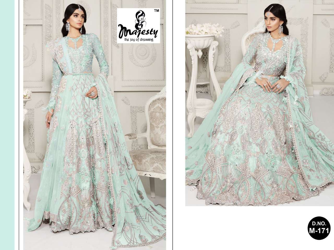 MAJESTY PRESENTS LATEST CATALOG NOORY VOL-04 WHOLESALE RATE IN SURAT- SAI DRESSES
