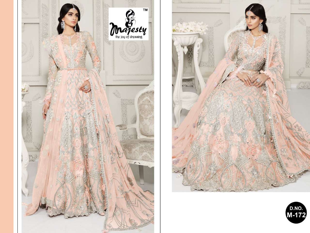 MAJESTY PRESENTS LATEST CATALOG NOORY VOL-04 WHOLESALE RATE IN SURAT- SAI DRESSES