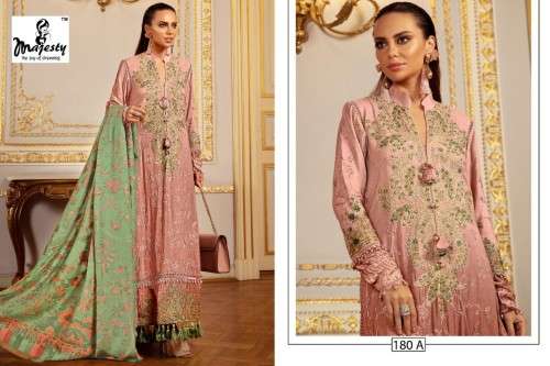 Maria Hit Vol 13 Majesty Pakistani Dress Material in Wholesale Rate in Surat- Sai Dresses
