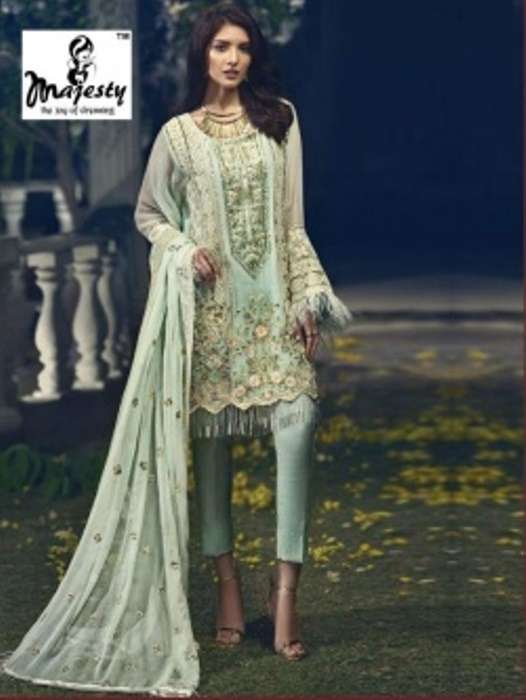 ROSE EDITION MAJESTY PANT STYLE DRESS MATERIAL IN WHOLESALE RATE IN SURAT- SAI DRESSES