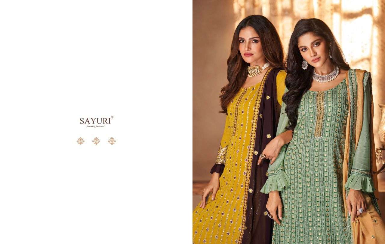 Sayuri Inara 129 Series Georgette Salwar Suit Collection IN WHOLESALE RATE IN SURAT- SAI DRESSES