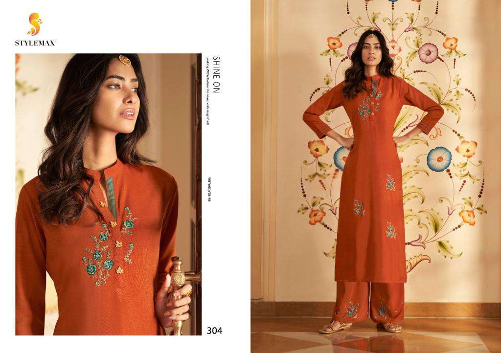 STYLEMAX PRESENTS LATEST CATALOGUE VINTAGE STAR  WHOLESALE RATE IN SURAT- SAI DRESSES