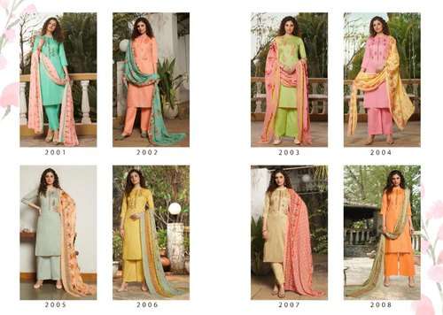  7 CLOUDS PRESENT NASHA VOL 2  PURE JAM KASHMIRI WORK SUITS COLLECTION IN WHOLESALE PRICE IN SURAT - SAI DRESSES