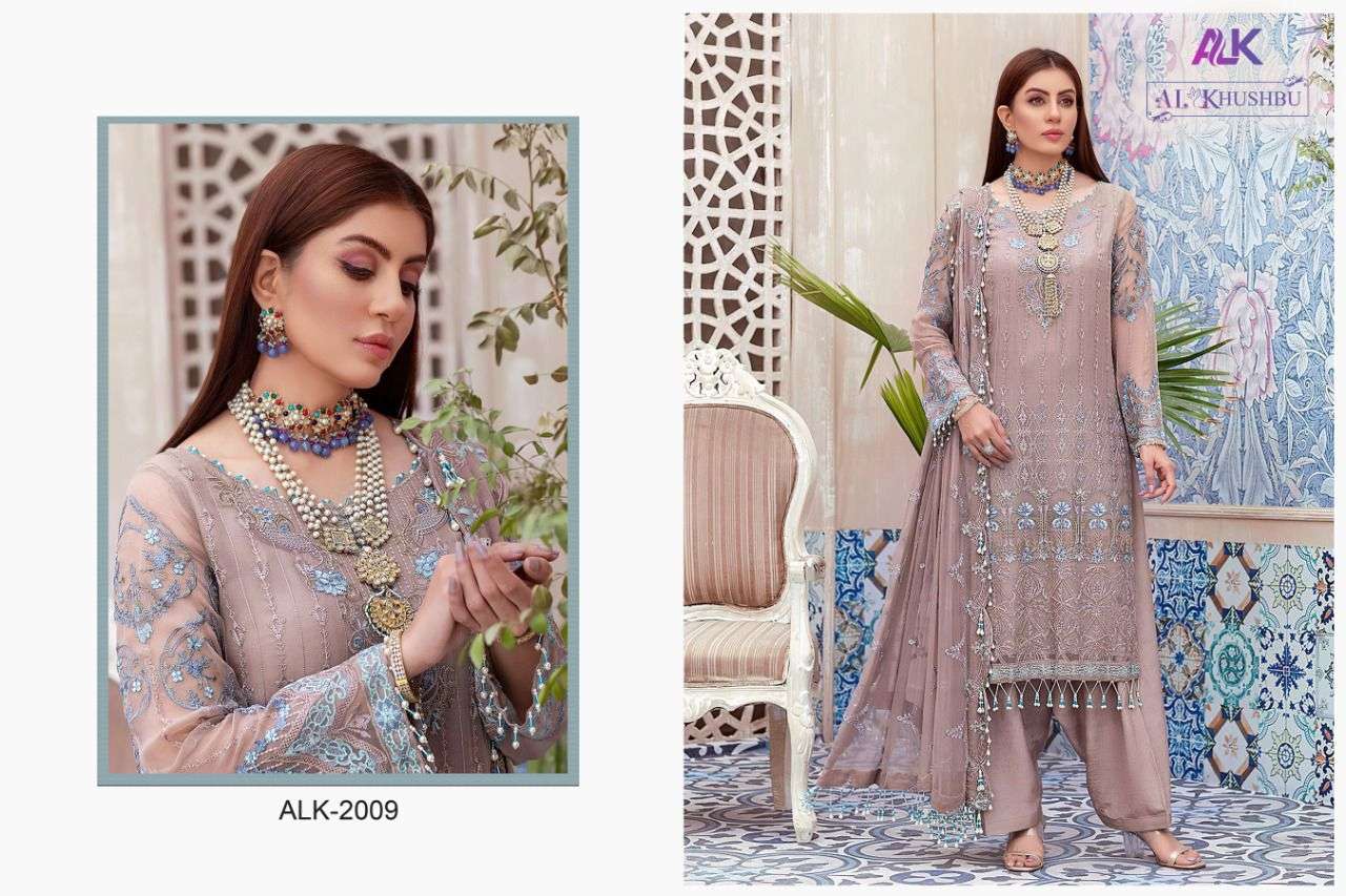 Alk Present Mariya Vol 1 Pakistani Dress Material in Wholesale Price in surat - sai Dresses