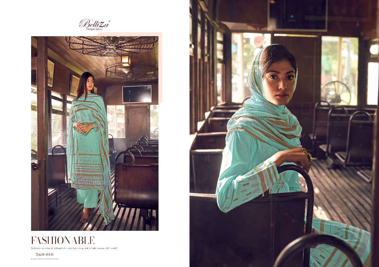 BELLIZA DESIGNER PRESENT NAZRANA PREMIUM COTTON PRINT DRESS SUITS IN WHOLESALE PRICE IN SURAT - SAI DRESSES