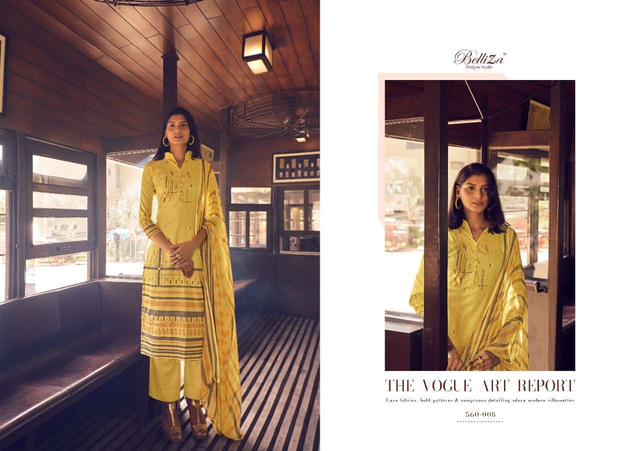 BELLIZA DESIGNER PRESENT NAZRANA PREMIUM COTTON PRINT DRESS SUITS IN WHOLESALE PRICE IN SURAT - SAI DRESSES