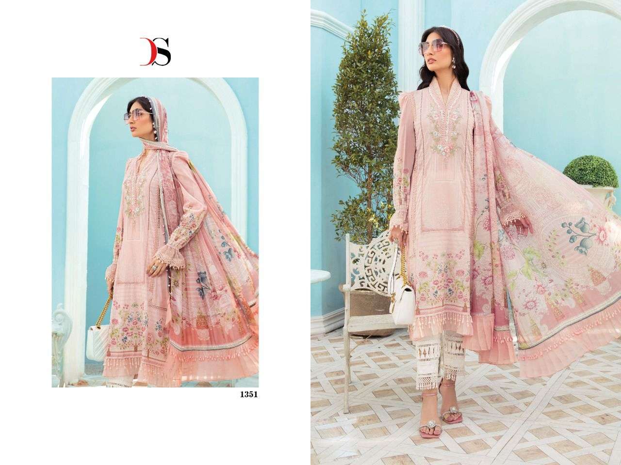 Deepsy Present Maria B M Print 22 Pakistani Dress Material In Wholesale Price In Surat - Sai Dresses