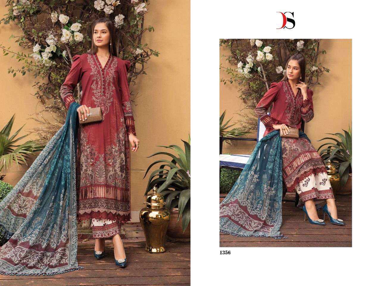 Deepsy Present Maria B M Print 22 Pakistani Dress Material In Wholesale Price In Surat - Sai Dresses