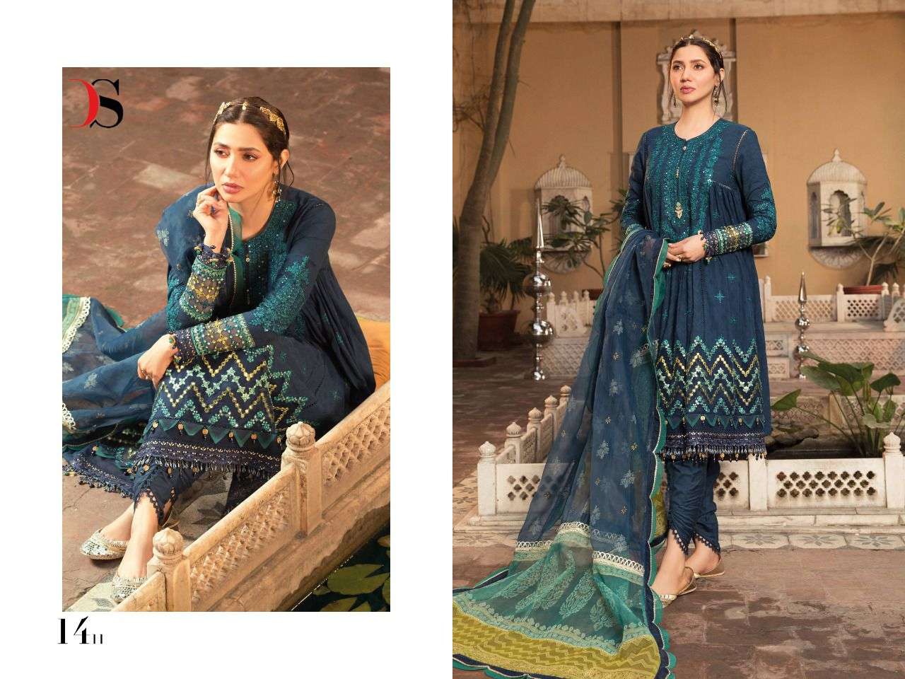 DEEPSY PRESENTS MARIA B LAWN-22  COLLECTION IN WHOLESALE RATE IN SURAT - SAI DRESSES 