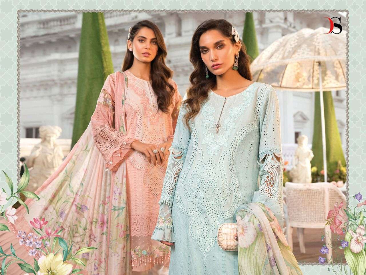 DEEPSY PRESENTS MARIA B LAWN-22  COLLECTION IN WHOLESALE RATE IN SURAT - SAI DRESSES 
