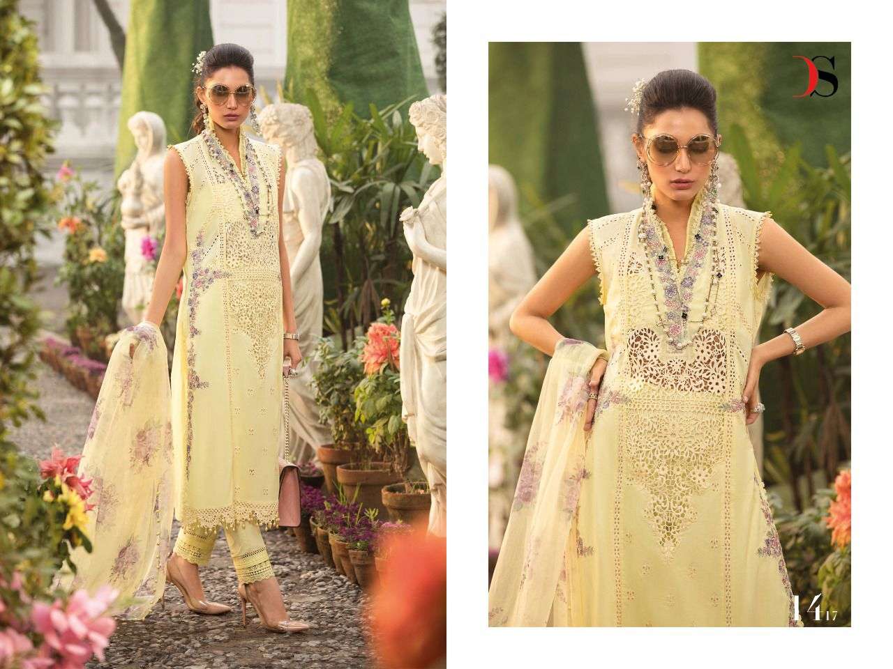 DEEPSY PRESENTS MARIA B LAWN-22  COLLECTION IN WHOLESALE RATE IN SURAT - SAI DRESSES 