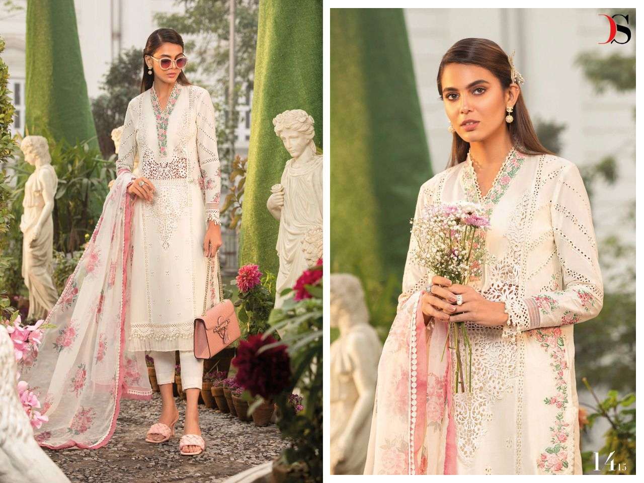 DEEPSY PRESENTS MARIA B LAWN-22  COLLECTION IN WHOLESALE RATE IN SURAT - SAI DRESSES 