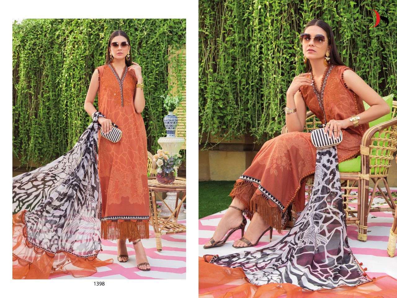 DEEPSY SUITS PRESENT MARIA B M PRINT 22 VOL 2 PURE COTTON PRINTED WITH EMBROIDERY WORK PAKISTANI DRESS MATERIAL COLLECTION IN WHOLESALE PRICE IN SURAT - SAI DRESSES