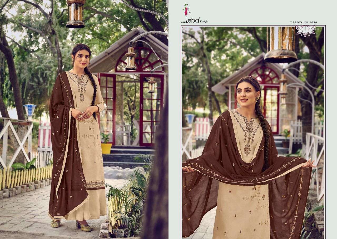 Eba Lifestyle Present Fitoor Vol 1 Series 1027-1030 Heavy Jam Cotton Suit In Wholesale Rate In Surat -Sai Dresses