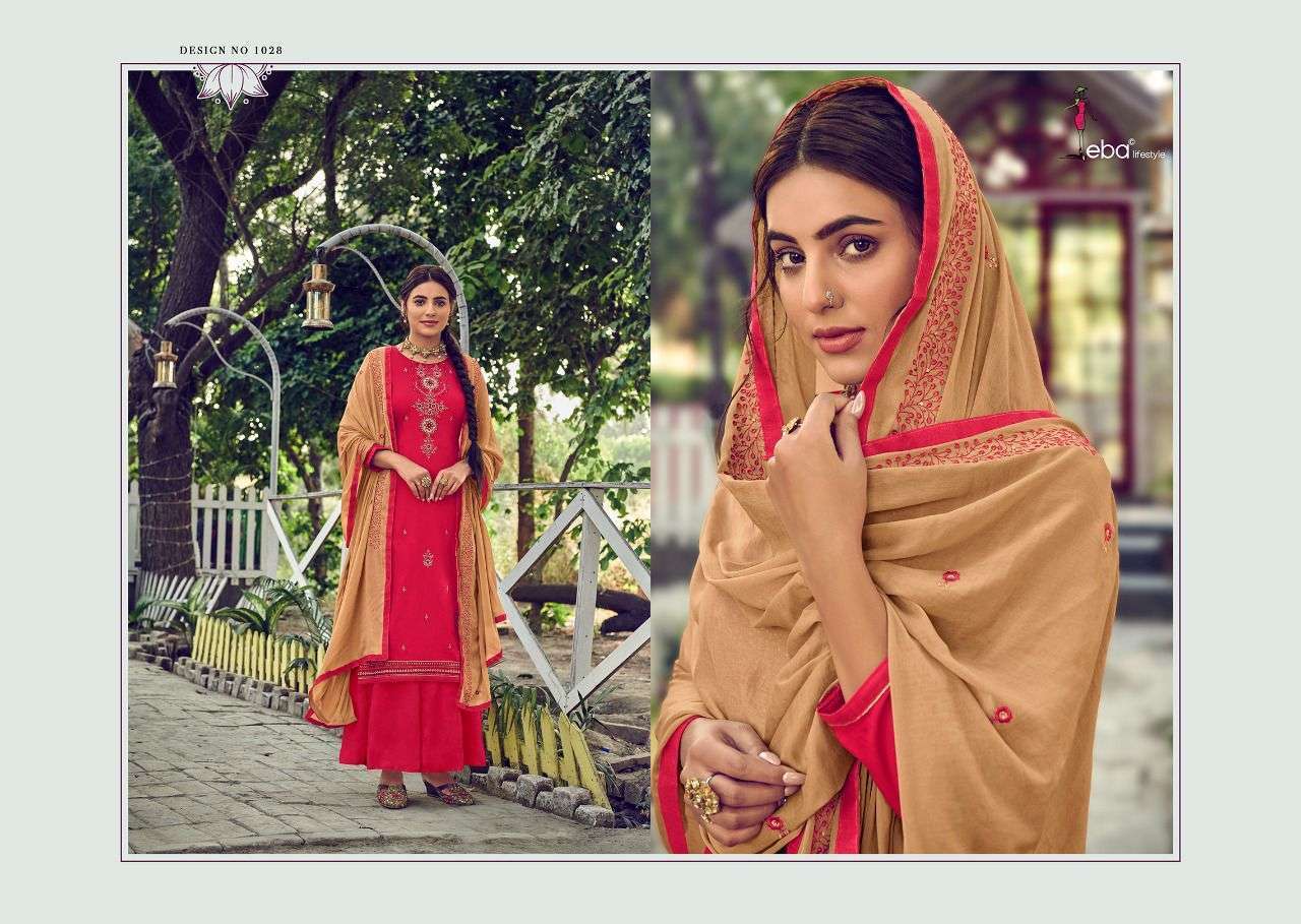 Eba Lifestyle Present Fitoor Vol 1 Series 1027-1030 Heavy Jam Cotton Suit In Wholesale Rate In Surat -Sai Dresses