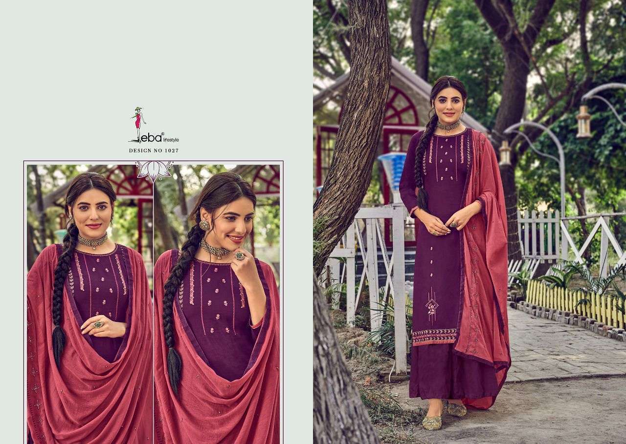 Eba Lifestyle Present Fitoor Vol 1 Series 1027-1030 Heavy Jam Cotton Suit In Wholesale Rate In Surat -Sai Dresses