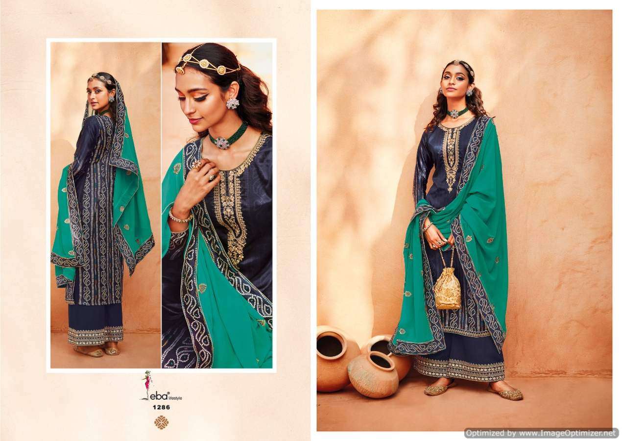 Eba Present Rang Bandhej 2 Embroidery Wear Salwaar Kameez Collection In Wholesale Price In Surat - Sai Dresses