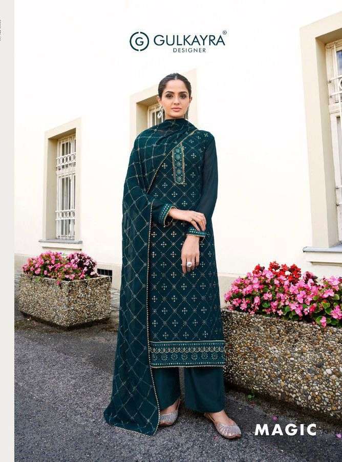 Gulkayra Designer Present Magic Plazzo Dress Material In Wholesale Price In Surat - Sai Dresses