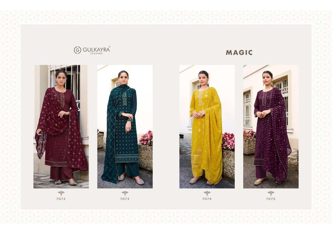 Gulkayra Designer Present Magic Plazzo Dress Material In Wholesale Price In Surat - Sai Dresses
