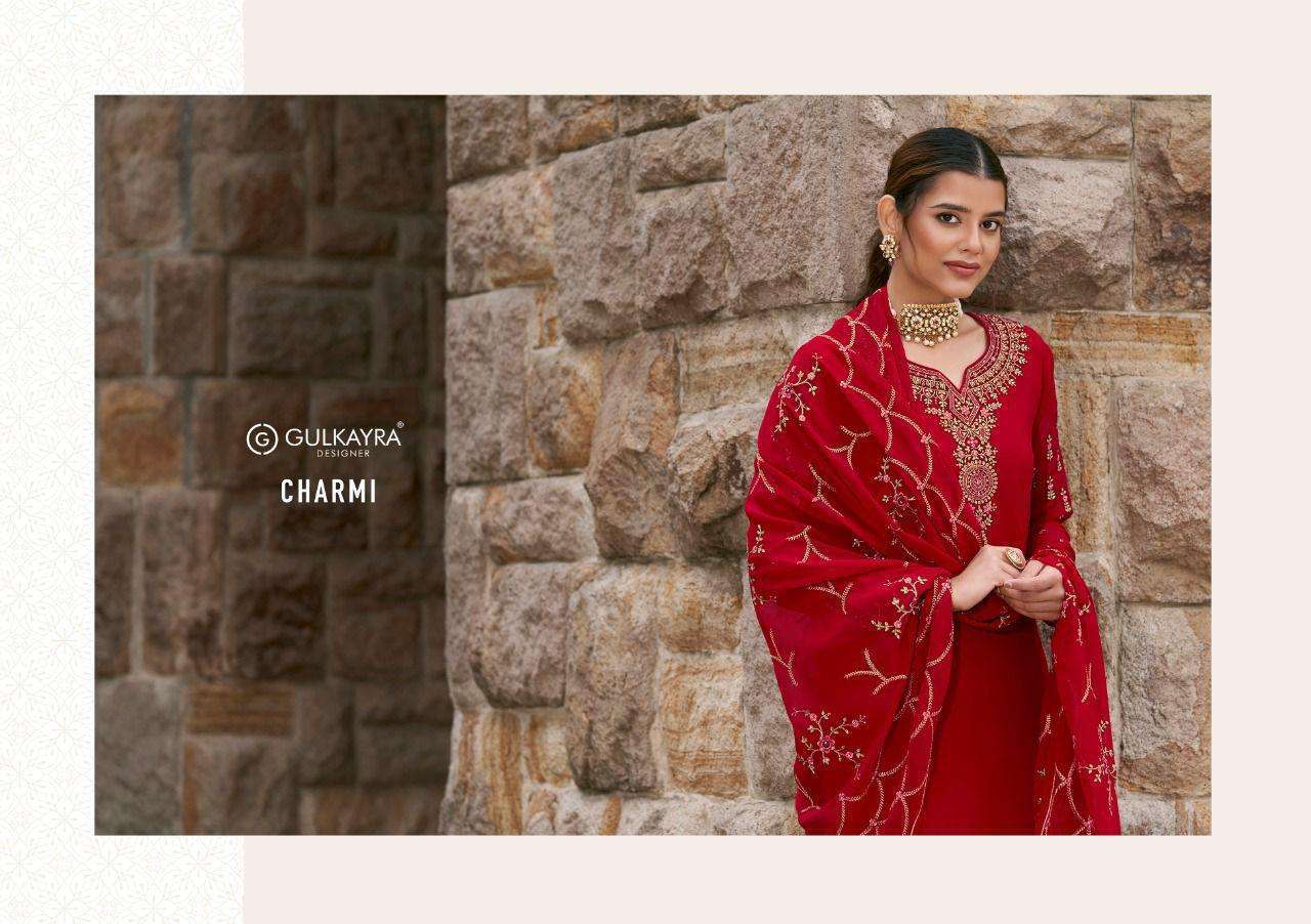 GULKAYRA DESIGNER PRESENTS NEW CATALOG CHARMI IN WHOLESALE RATE IN SURAT - SAI DRESSES