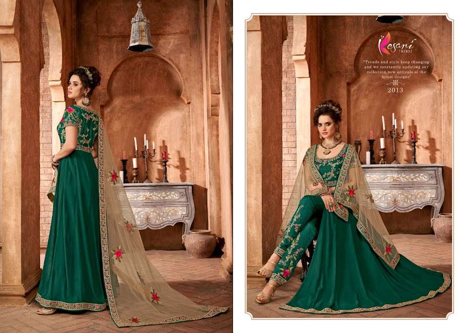   Kesari Trendz Present Nargish Vol1 Pant Style Dress Material In Wholesale Price In Surat - Sai Dresses