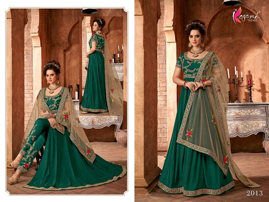   Kesari Trendz Present Nargish Vol1 Pant Style Dress Material In Wholesale Price In Surat - Sai Dresses